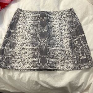 BDG Snakeskin print skirt